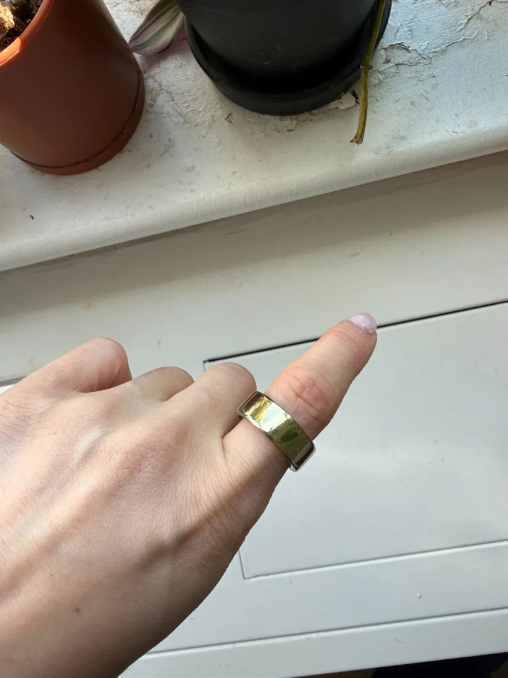 Oura ring gen 4 size 7 Gold